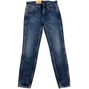 Polo Ralph Lauren Jeans Women 25 Blue Dark The Tompkins Mid Rise Skinny Crop